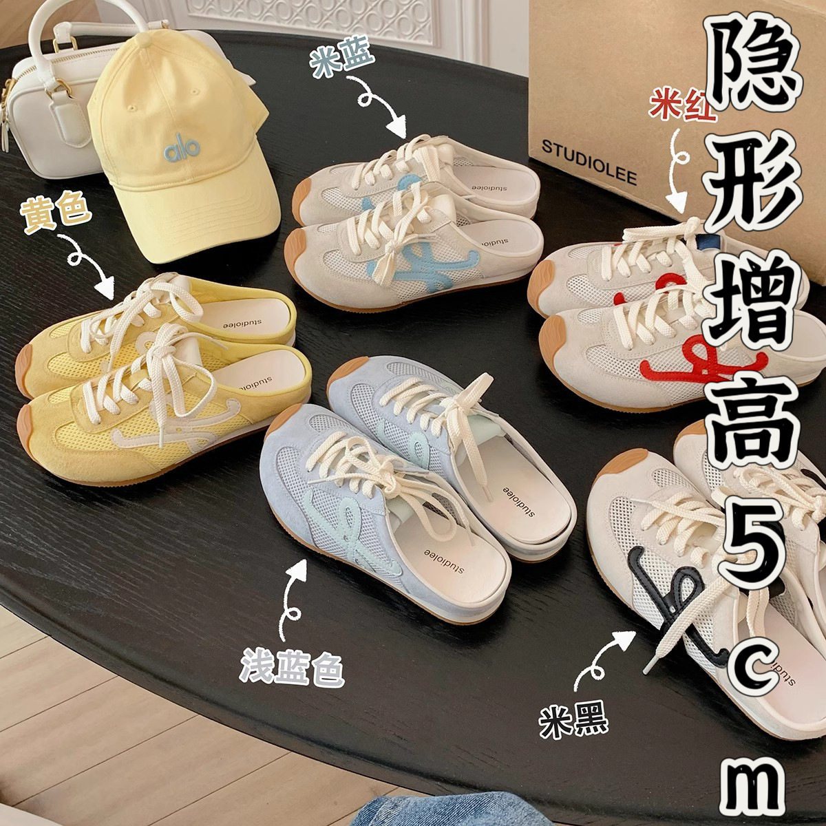 葡萄妈惠州女鞋包头半拖鞋子女款外穿真皮透气休闲运动阿甘德