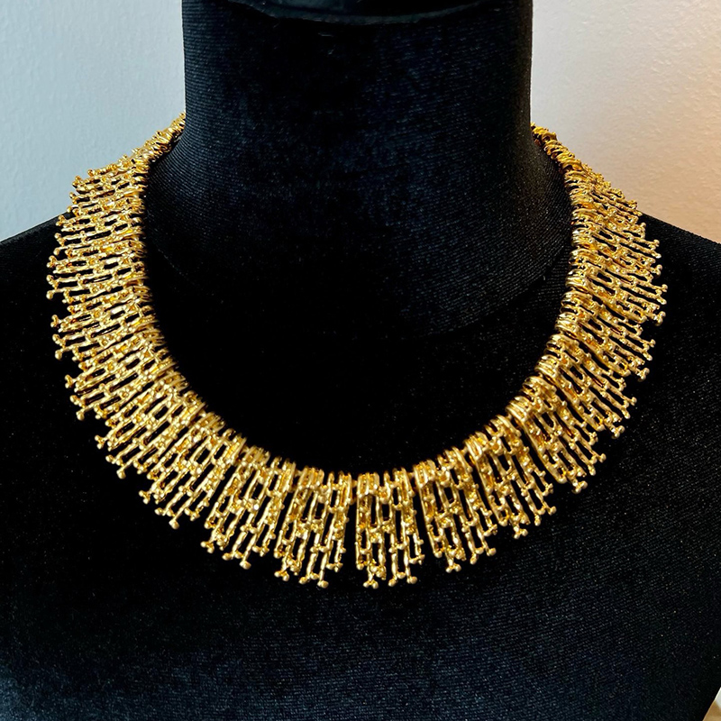 【中古风】复刻vintage光芒蛇骨锁链choker短款项链个性复古配饰