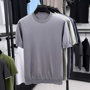 新款 休闲T恤舒适透气穿着合体夏季 短袖 依立腾男士