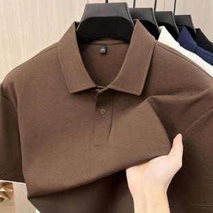 多彩 简约百搭商务休闲亲肤透气时尚 依立腾男士 翻领POLO衫