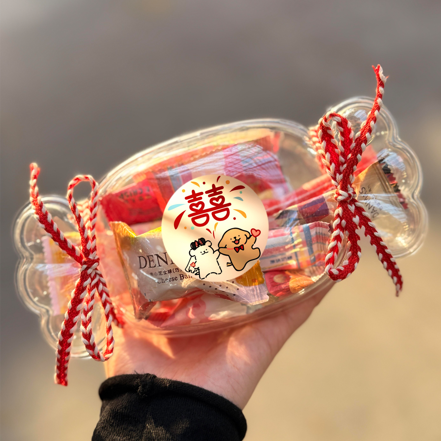 结婚喜糖盒子创意卡通糖果盒糖袋