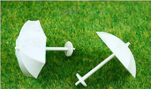 建筑模型制作材料沙盘户外学生作业手工DIY太阳伞多比例