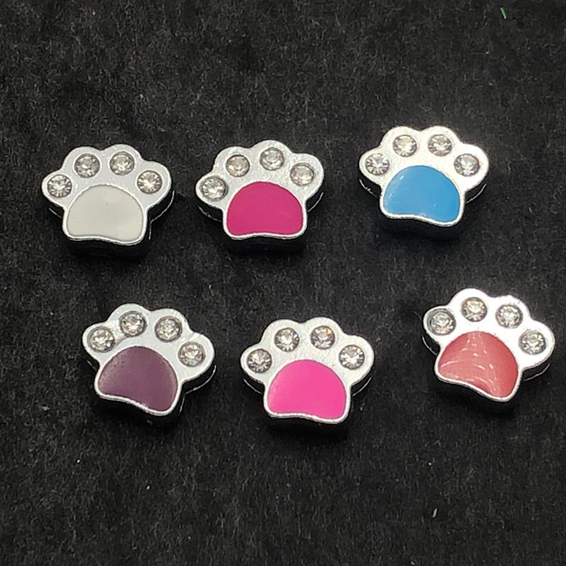 【8MM滴油穿带脚印】爪子DIY饰品配件手链饰品DIY字母配件,饰品/流行首饰/时尚饰品新,其他DIY饰品配件,淘宝优惠券,粉丝福利购,淘宝优惠卷