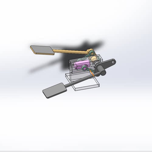 192.摇摆转直线运动solidworks2020模型带约束和运动仿真参数
