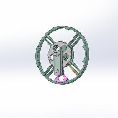 102.一种间歇旋转机构solidworks2020模型带约束和运动仿真参数