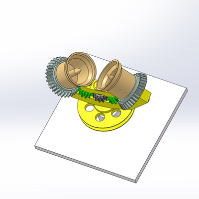 60.行星离心式混合器solidworks2020模型带约束和运动仿真参数