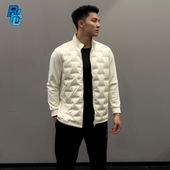 BKCXZICE轻盈羽绒服锁温防寒风户外训练跑步保暖运动夹克外套棉服