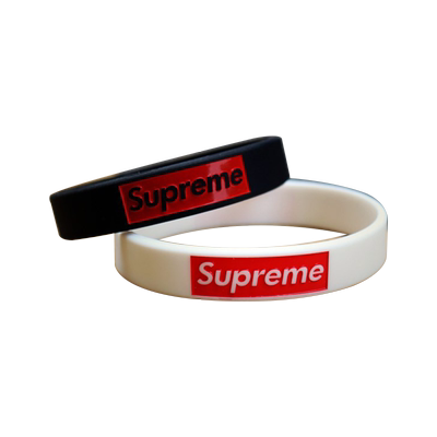 supreme手环欧美运动情侣腕带