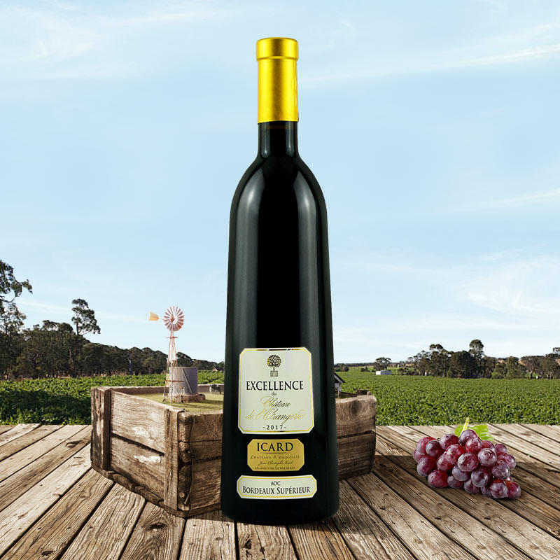 法国波尔多伊卡优选级AOC干红双瓶礼盒葡萄酒原装原瓶进口AOP红酒