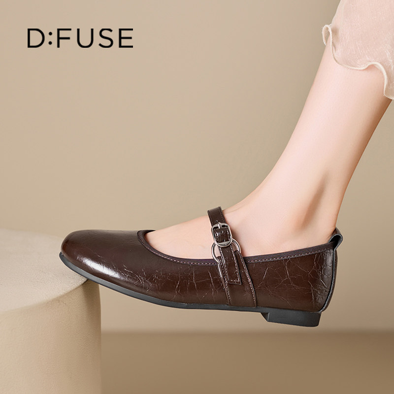DFuse迪芙斯2026年春季法式时尚玛丽珍鞋女新款百搭休闲时装单鞋,女鞋,玛丽珍鞋,淘宝优惠券,粉丝福利购,淘宝优惠卷