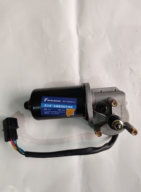 适用于大运重卡X10雨刮电机实力多SM-2870方五插右向正控24V80W