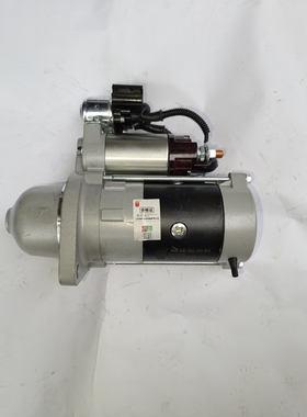 适用潍柴WP4.1马达QDJ2501BRE原厂配件24V两孔10齿图号1000173864