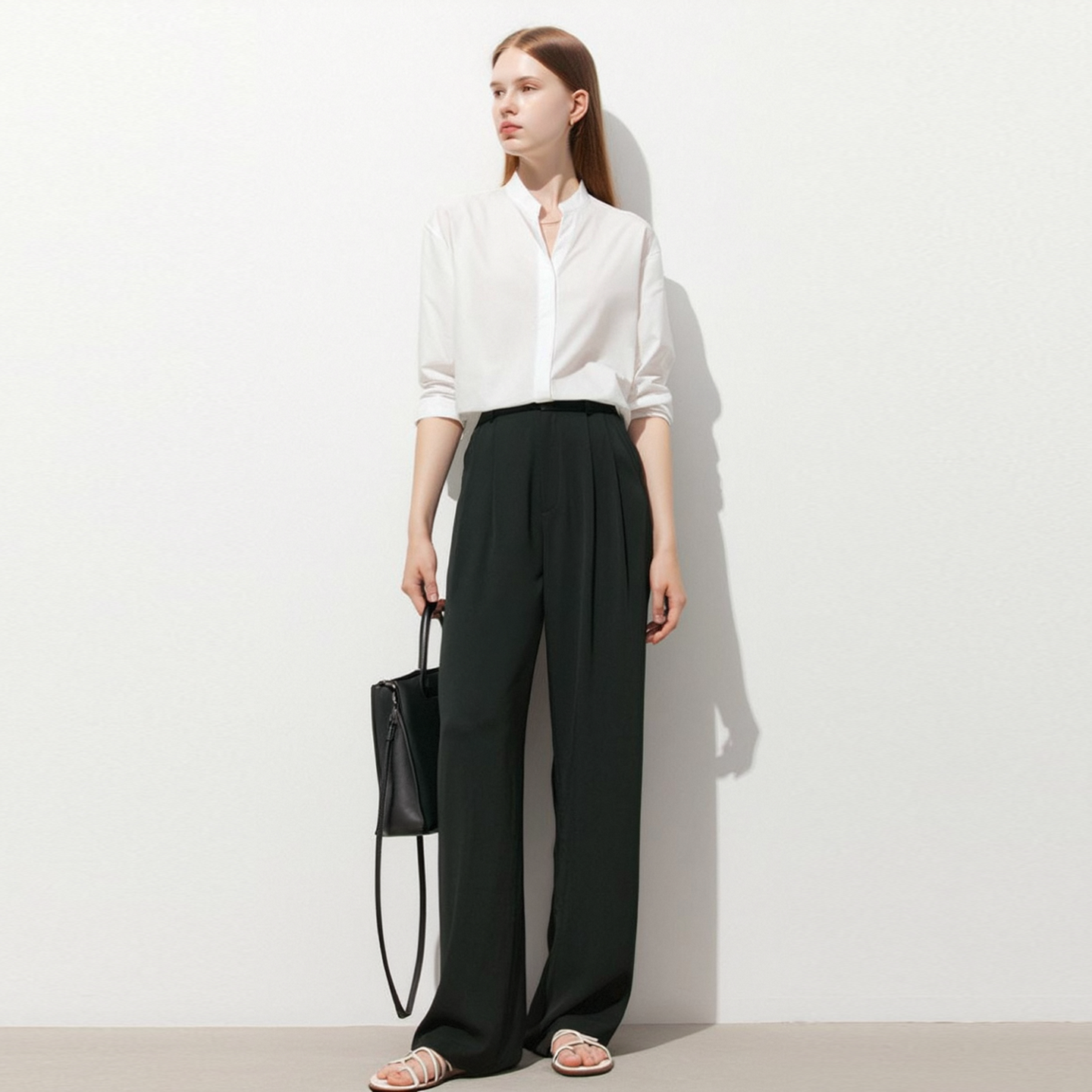 夏季教师职场穿搭短袖衬衣