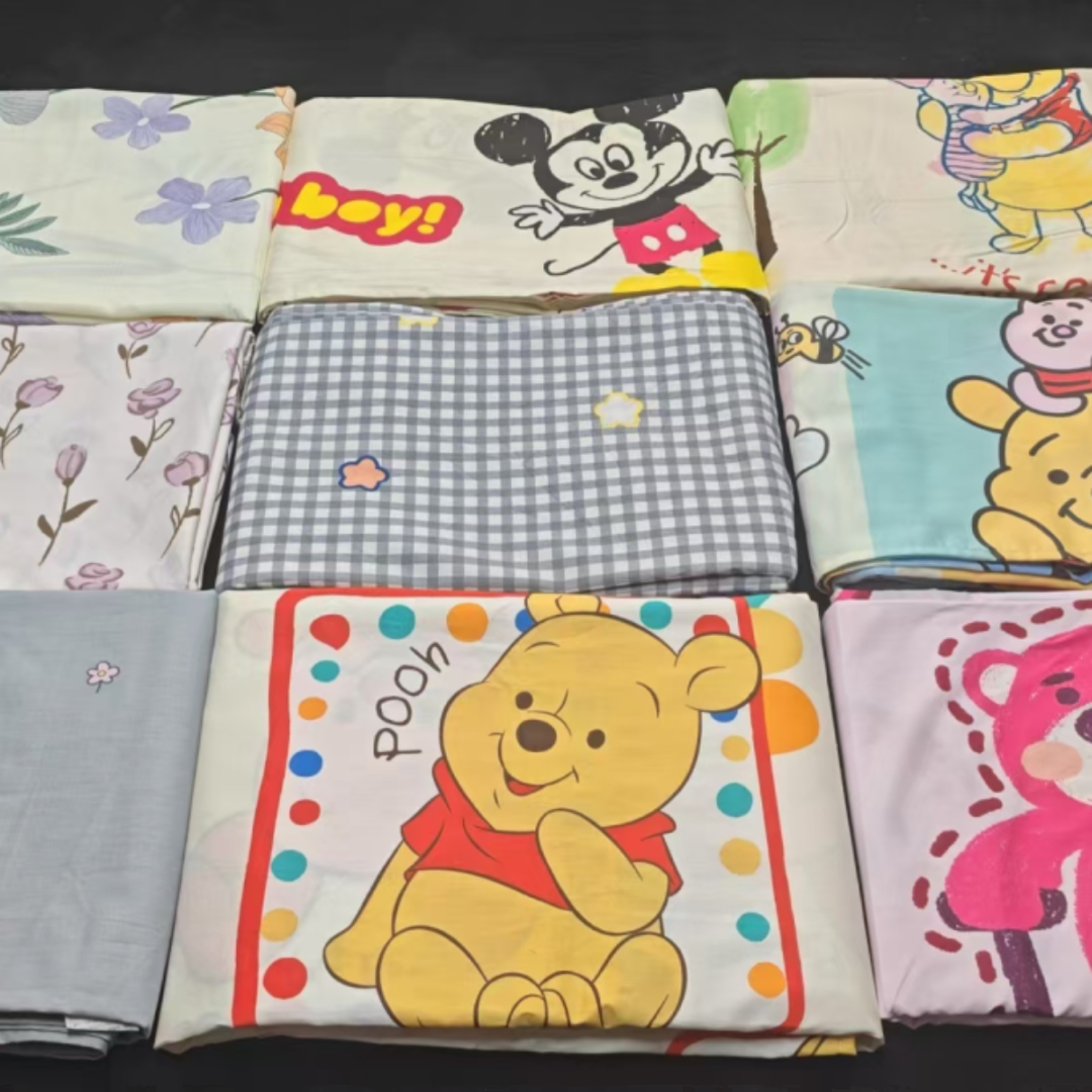 迪士妮A类母婴级别全棉床单纯棉床单大号1.5/1.8床米被单斜纹棉