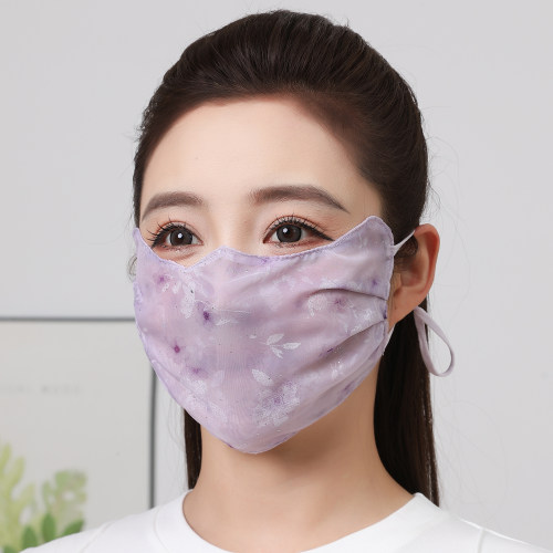 夏季香云纱防晒遮阳透气口罩