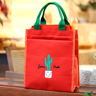 补习包手拎袋帆布三层拉链补课包美术袋补习班袋子可印logo书袋