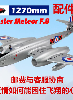 Dynam迪乐美 Gloster Meteor F.81270mm航模遥控飞机配件DY8974