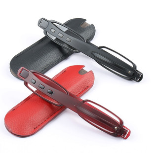 轻巧简约老光男 360度旋转老花眼镜 便携老花镜折叠男女 超轻时尚