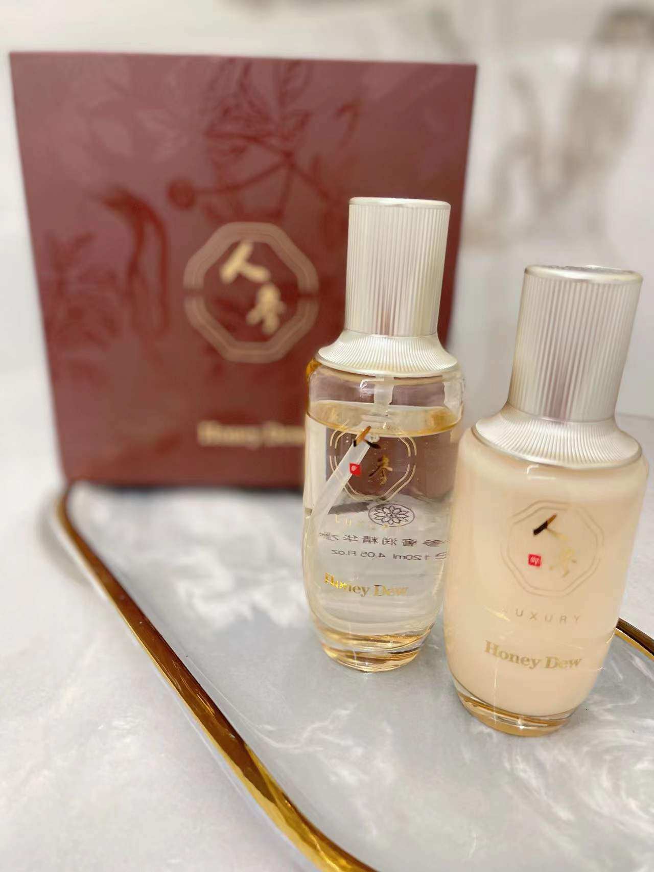 honeydew臻颜人参凝萃套盒水乳套装提亮滋润养护平价女现货