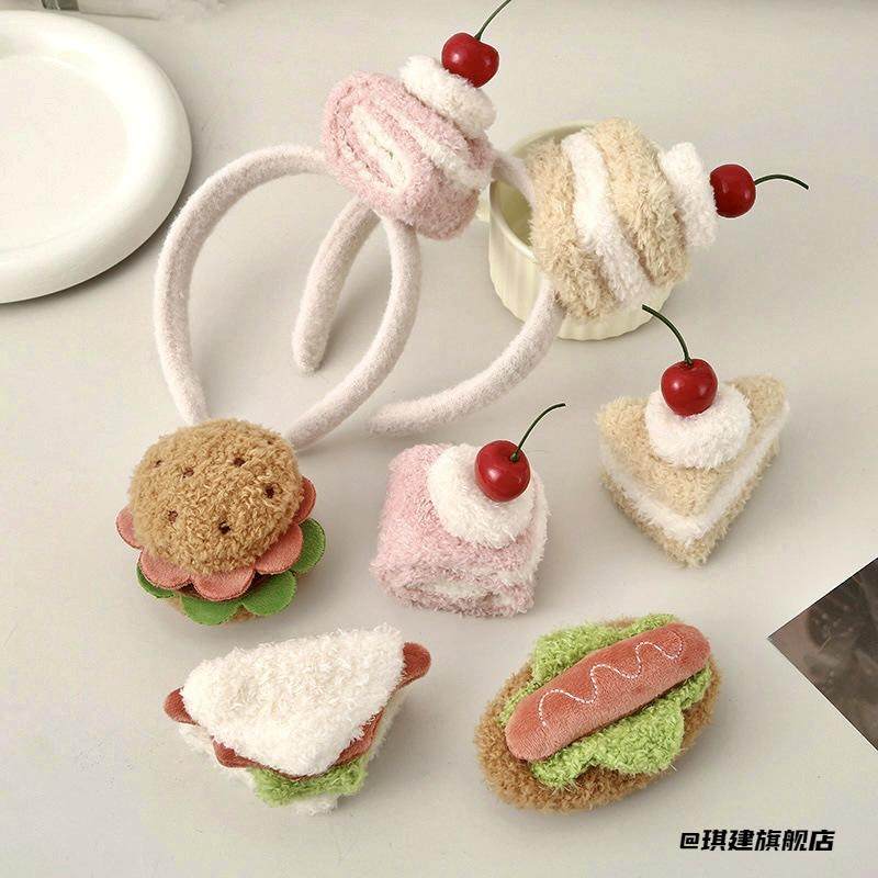 充棉立体汉堡蛋糕立体毛绒充棉配饰仿真发饰卡通三明治热狗汉堡,饰品/流行首饰/时尚饰品新,摆件,淘宝优惠券,粉丝福利购,淘宝优惠卷