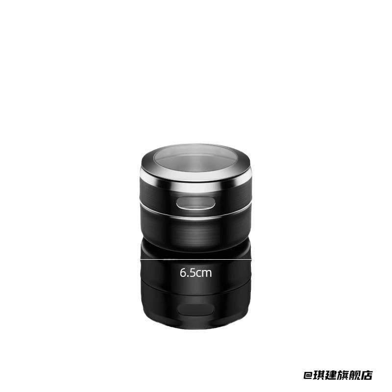 胡椒罐透明设计罐子免打孔磁性调料盒创意调味罐不锈钢磁铁撒粉罐,家居饰品,储物罐,淘宝优惠券,粉丝福利购,淘宝优惠卷