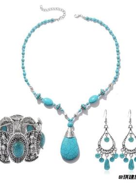 清新自然仿宝石百搭个性男DIY仿