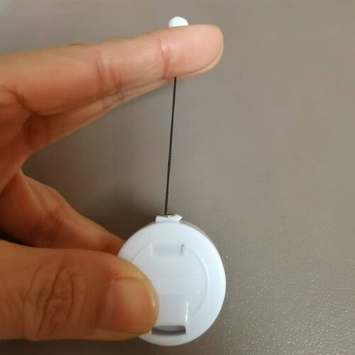水豚60cm玩具拉线器白壳黑线拉长