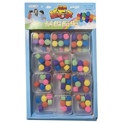 抓石子玩具小学生重拾儿时回忆