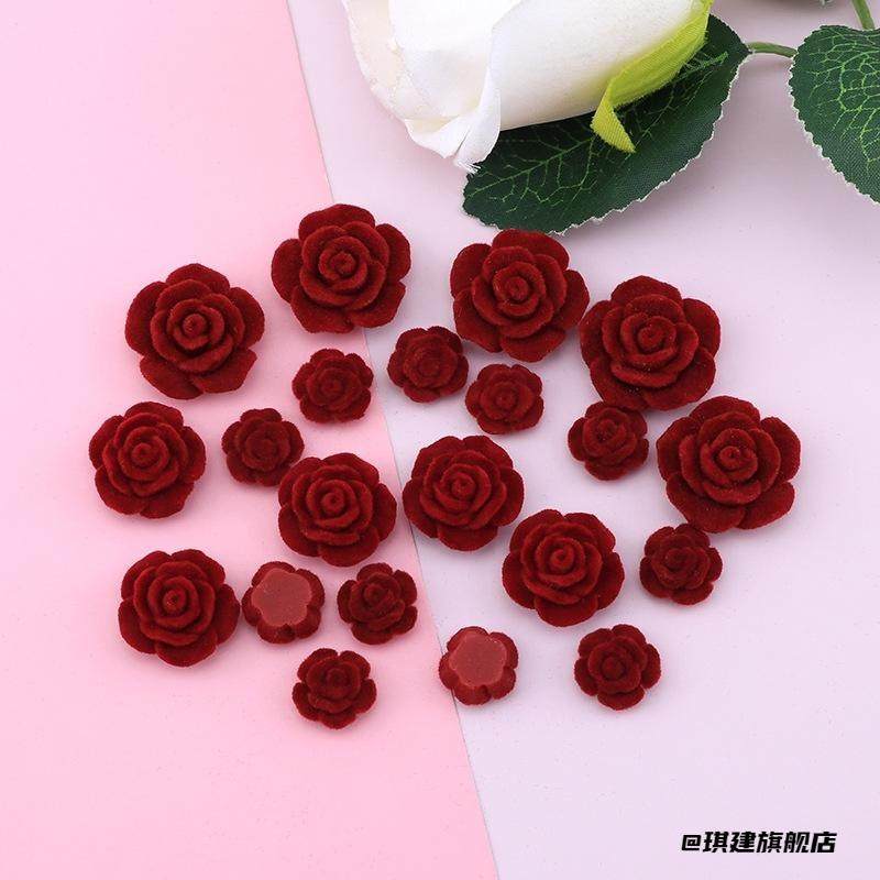 材料包收纳盒diyins发夹植绒玫瑰花奶油胶山茶花贴片手机壳,服饰配件/皮带/帽子/围巾,新娘头饰,淘宝优惠券,粉丝福利购,淘宝优惠卷