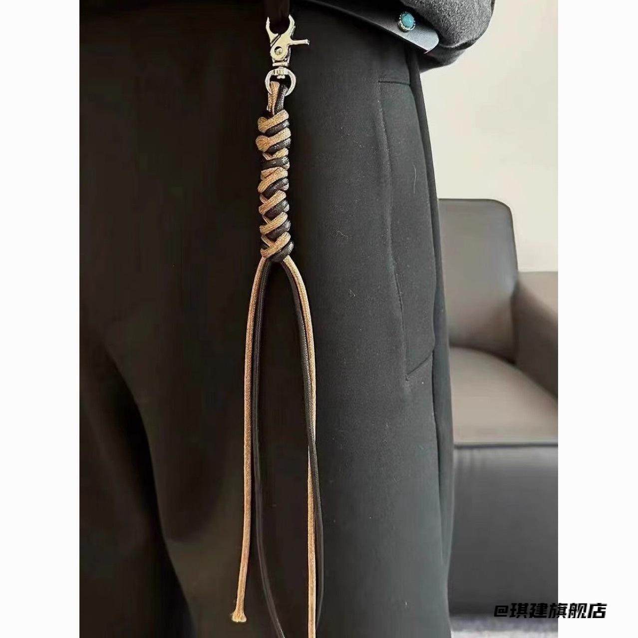 手工编织包挂件挂件腰间蜡绳潮男手工编织皮蜡绳挂件手机链皮蜡绳,饰品/流行首饰/时尚饰品新,绳,淘宝优惠券,粉丝福利购,淘宝优惠卷