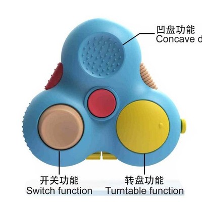 FidgetPad减压手柄陀螺魔方二代