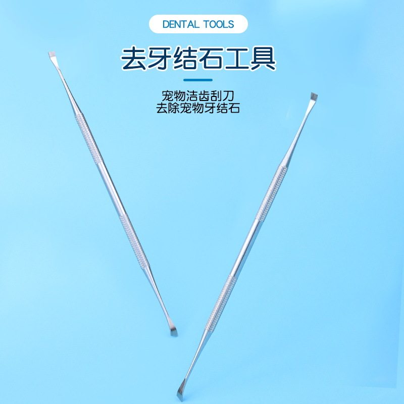 犬用牙结石护龈新款清洁去牙结石狗狗刮刀洁牙洁齿尖头宠物工具
