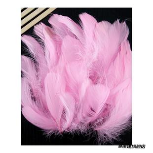 舞台羽毛白色超仙波波球头饰捕梦网边夹子发夹装饰材料芭蕾舞演出