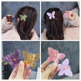 束发半扎发in抓夹法式树脂2025年可爱小清新磨砂