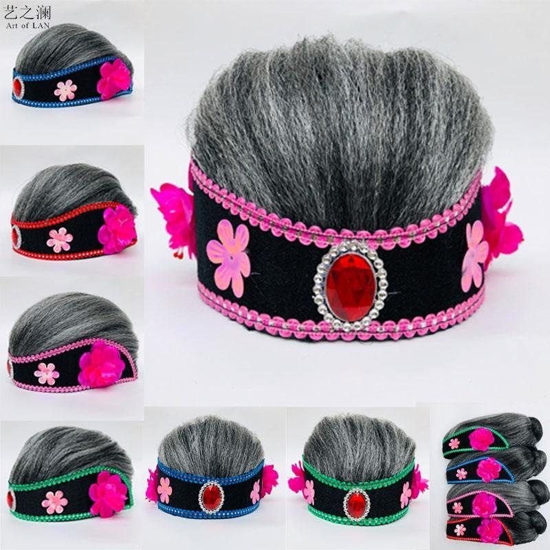 老太婆头套二人转媒婆头套老太太老奶奶假发帽子舞台反串演出道具,饰品/流行首饰/时尚饰品新,发饰,淘宝优惠券,粉丝福利购,淘宝优惠卷