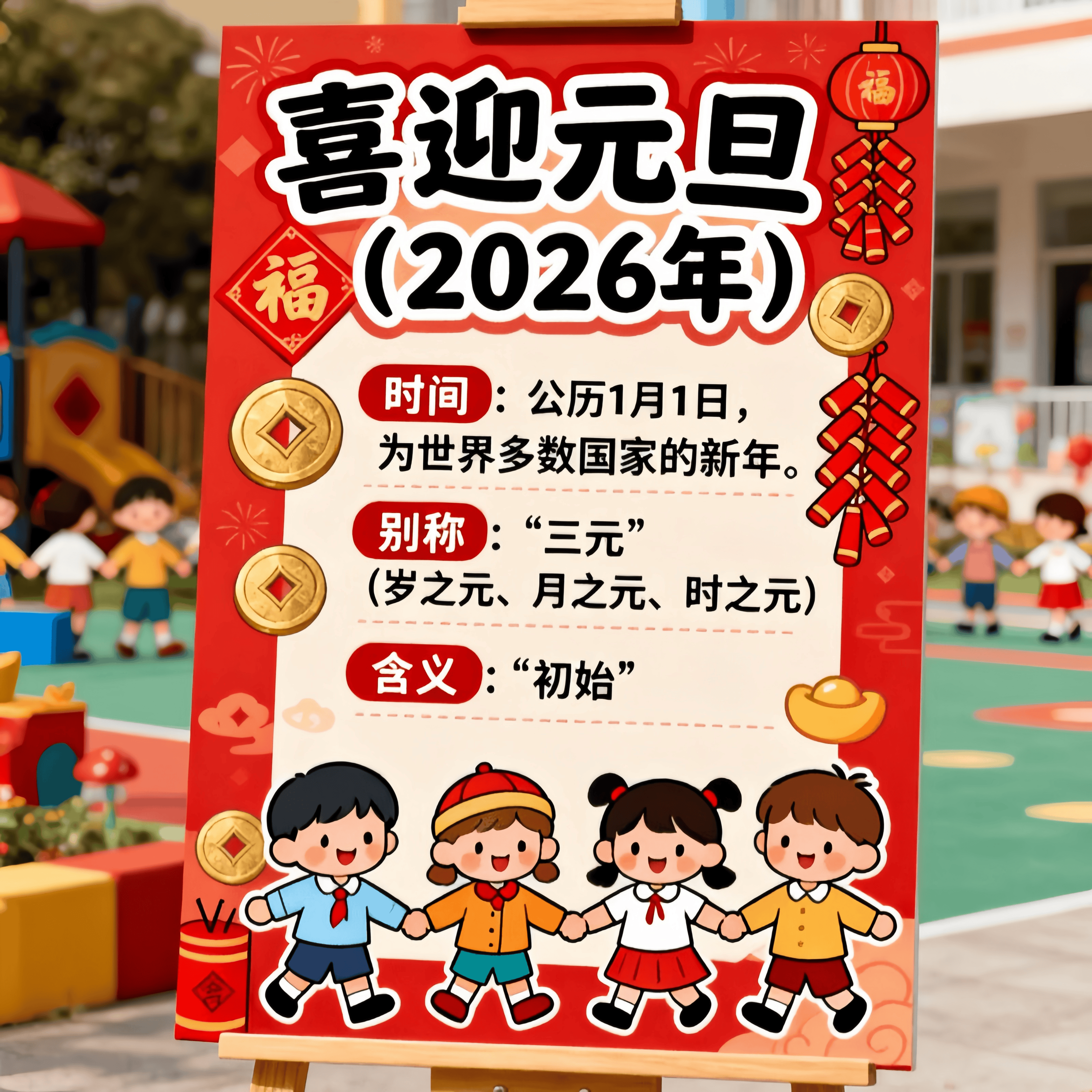 2026喜迎元旦学校教室布置装饰幼儿园新年拍照框道具迎宾kt板定制,节庆用品/礼品,装扮布置套餐,淘宝优惠券,粉丝福利购,淘宝优惠卷