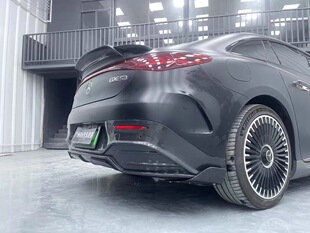 巴博斯碳纤维小包围套件 原装 前后杠唇 尾翼 侧裙 奔驰EQE改装