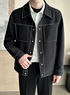 模特图~秋季牛仔夹克外套 K698/P115