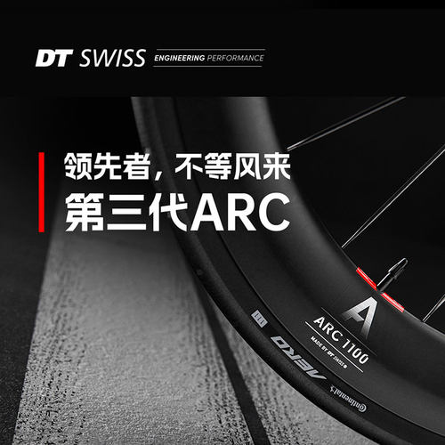 DT SWISS 25新款第3代ARC1100碟刹碳纤维55 65框高公路自行车轮组
