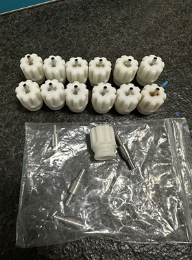 日机装清洗口接头，清洗口金属接头，DBB27吸液口Ab液吸头塑料头