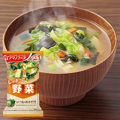 日本天野Asahi味增汤速食汤包蔬菜味噌汤即食冲泡方便快捷料理包