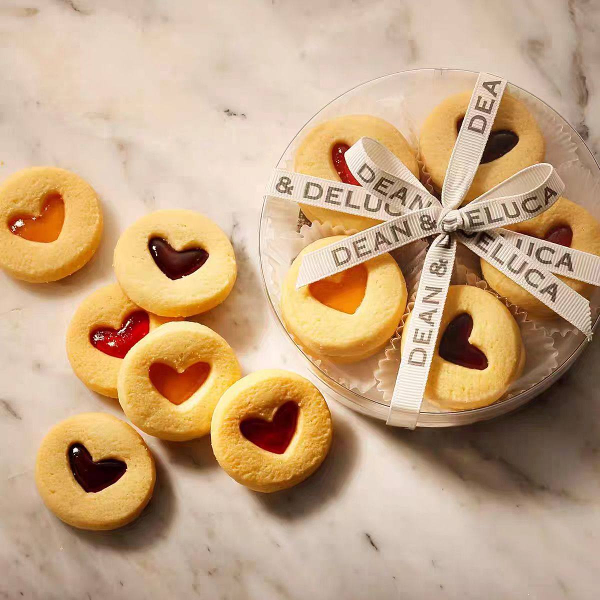日本进口DEAN DELUCA 心形果酱三明治饼干混装10枚礼盒装,零食/坚果/特产,千层/慕斯蛋糕,淘宝优惠券,粉丝福利购,淘宝优惠卷