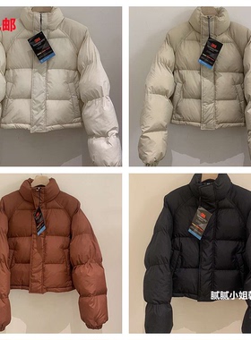 3 another-P韩国东大门代购2025冬季女装新款纯色立领羽绒棉棉服