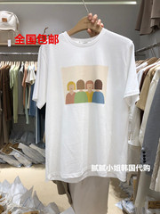 3 another 韩国东大门代购印图短袖T恤