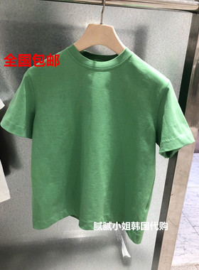 ADDRESS韩国东大门代购25新款纯色净版简约短袖T恤