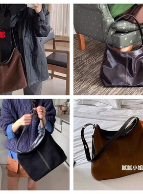 leonie A100501 2025冬季韩国东大门代购 质感双面包包