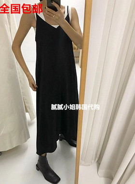 2025冬季韩国东大门代购aflan性感吊带连衣裙101232