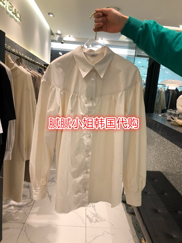 26早春新韩国东大门代购minimarket-b文艺气质长袖衬衫