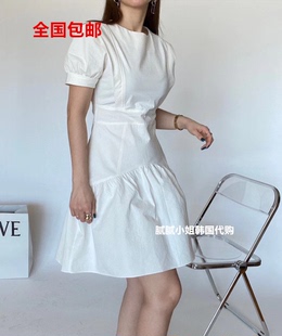 2025春韩国东大门代购 house气质收腰连衣裙 babi