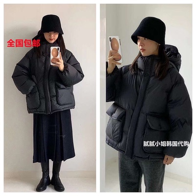 韩国高品质Egg120603秋冬 1oo鹅绒 复古值得入 气质 羽绒服